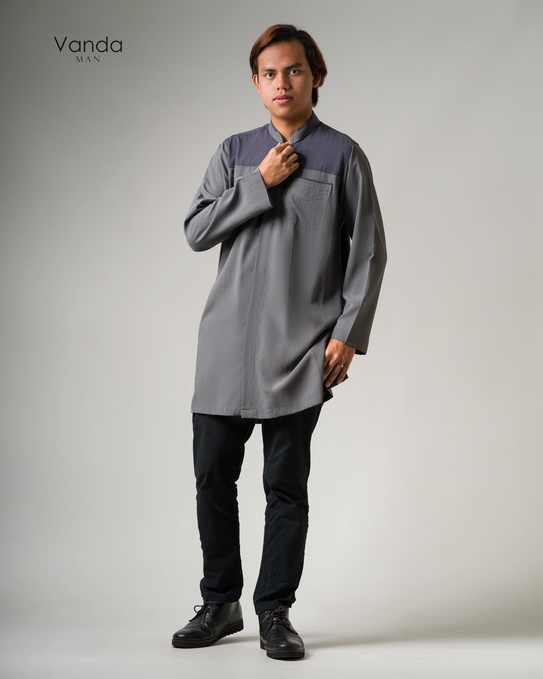 Vanda | Lil Rijal in Light Grey - Image 6