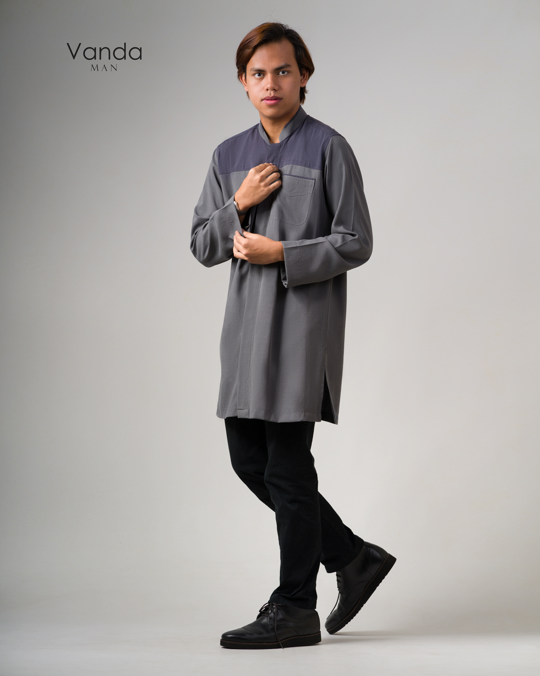 Vanda | Lil Rijal in Light Grey - Image 5
